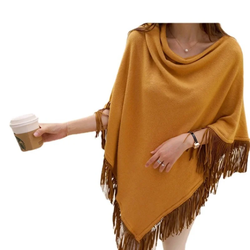 Необычный замшевый свободный свитер, шаль, свитер для женщин
Необычный замшевый свободный свитер, шаль, свитер для женщин