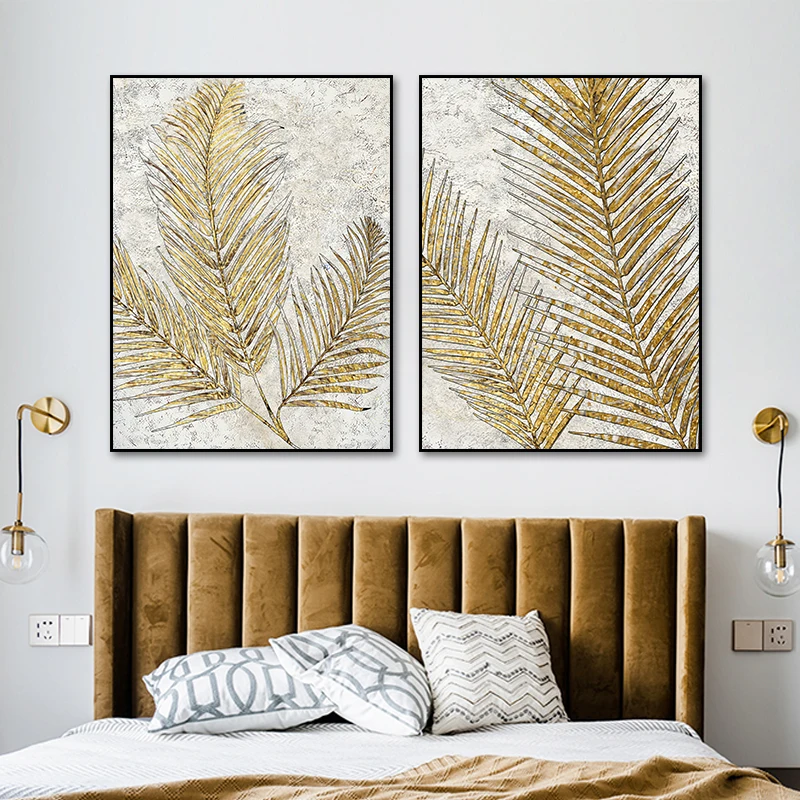 Nordic Abstract Gold Leave Canvas Painting Posters Prints Modern Wall Art Plants Pictures Living Room Home Decorative No Frame
Nordic Abstract Gold Leave Canvas Painting Posters Prints Modern Wall Art Plants Pictures Living Room Home Decorative No Frame