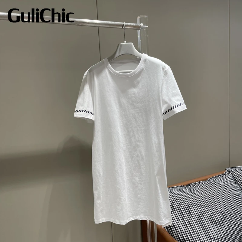 Женское Хлопковое платье-футболка GuliChic, новинка весны-лета 3,5, с принтом на спине, круглым вырезом и коротким рукавом
Женское Хлопковое платье-футболка GuliChic, новинка весны-лета 3,5, с принтом на спине, круглым вырезом и коротким рукавом