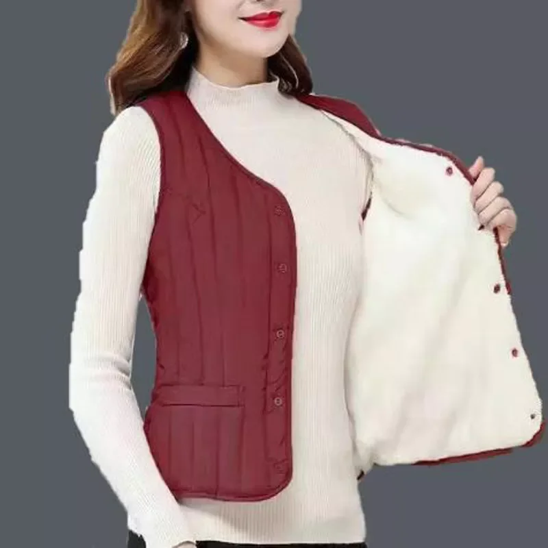 Autumn Vest For Women Waistcoat Winter Puffer Down Vest Women Waistcoat Vests Sleeveless Jacket Women Button Slim Black XXXXL
Autumn Vest For Women Waistcoat Winter Puffer Down Vest Women Waistcoat Vests Sleeveless Jacket Women Button Slim Black XXXXL