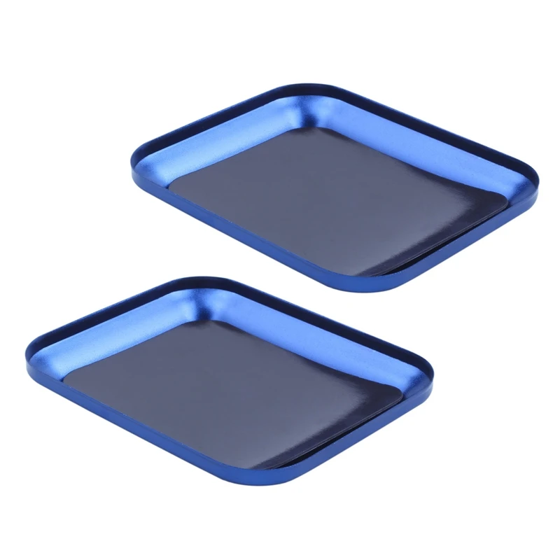 GTBL 2X Useful Aluminum Alloy Screw Tray With Magnetic Pad For RC Model Phone Car Repair Tool Blue
GTBL 2X Useful Aluminum Alloy Screw Tray With Magnetic Pad For RC Model Phone Car Repair Tool Blue
