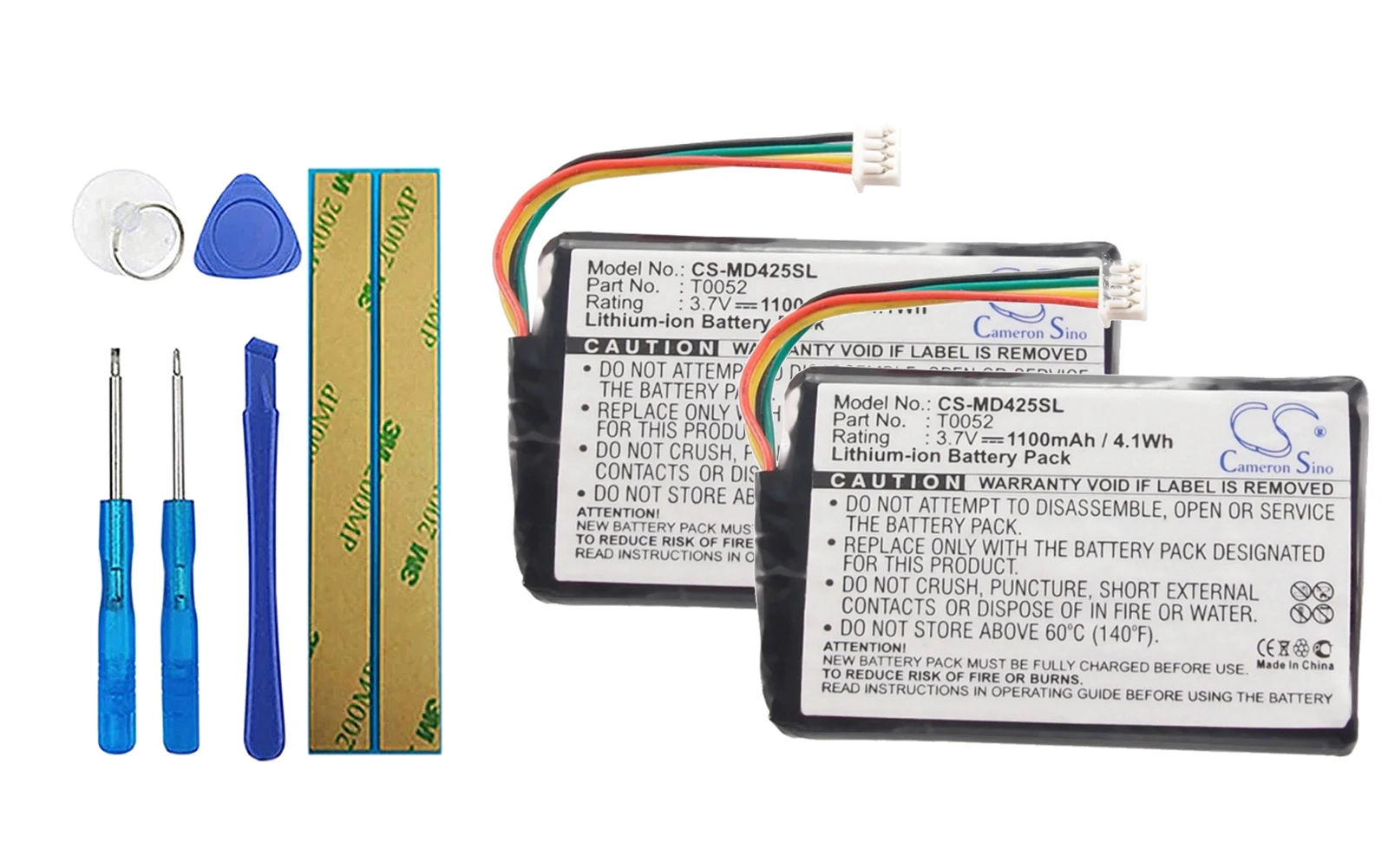 2 упаковки 1100mA батарея для Medion GoPal P4225, GoPal P4425, P4225 M5, P4425 T0052
2 упаковки 1100mA батарея для Medion GoPal P4225, GoPal P4425, P4225 M5, P4425 T0052