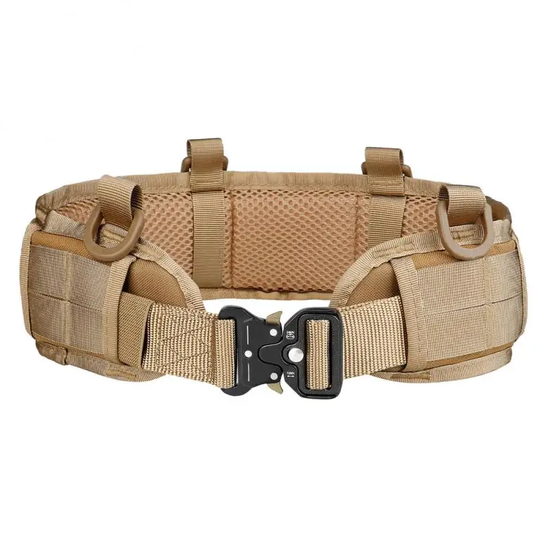 

Abrasion Resistant Waistband Lithe Multifunctional Leather Girdle Multicolor Tactical Belt Outdoors Military Special Soldiers