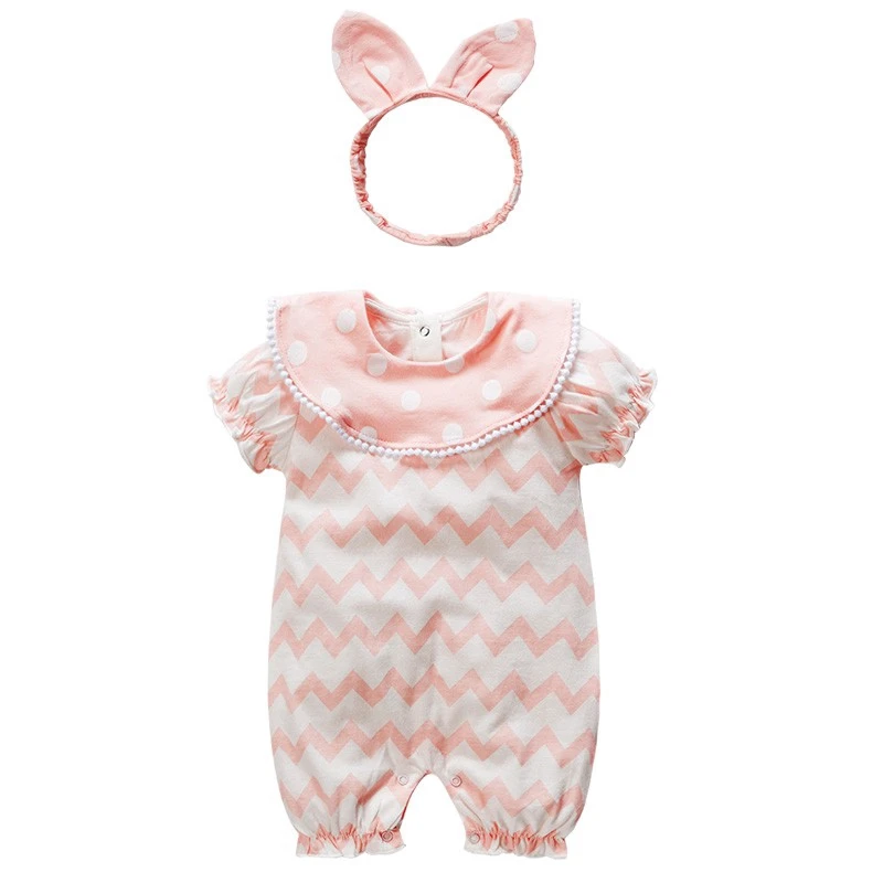 Newborn Baby Rompers Infant Baby Girl Short Sleeve Summer Kids Clothes For 0-24M 
Newborn Baby Rompers Infant Baby Girl Short Sleeve Summer Kids Clothes For 0-24M