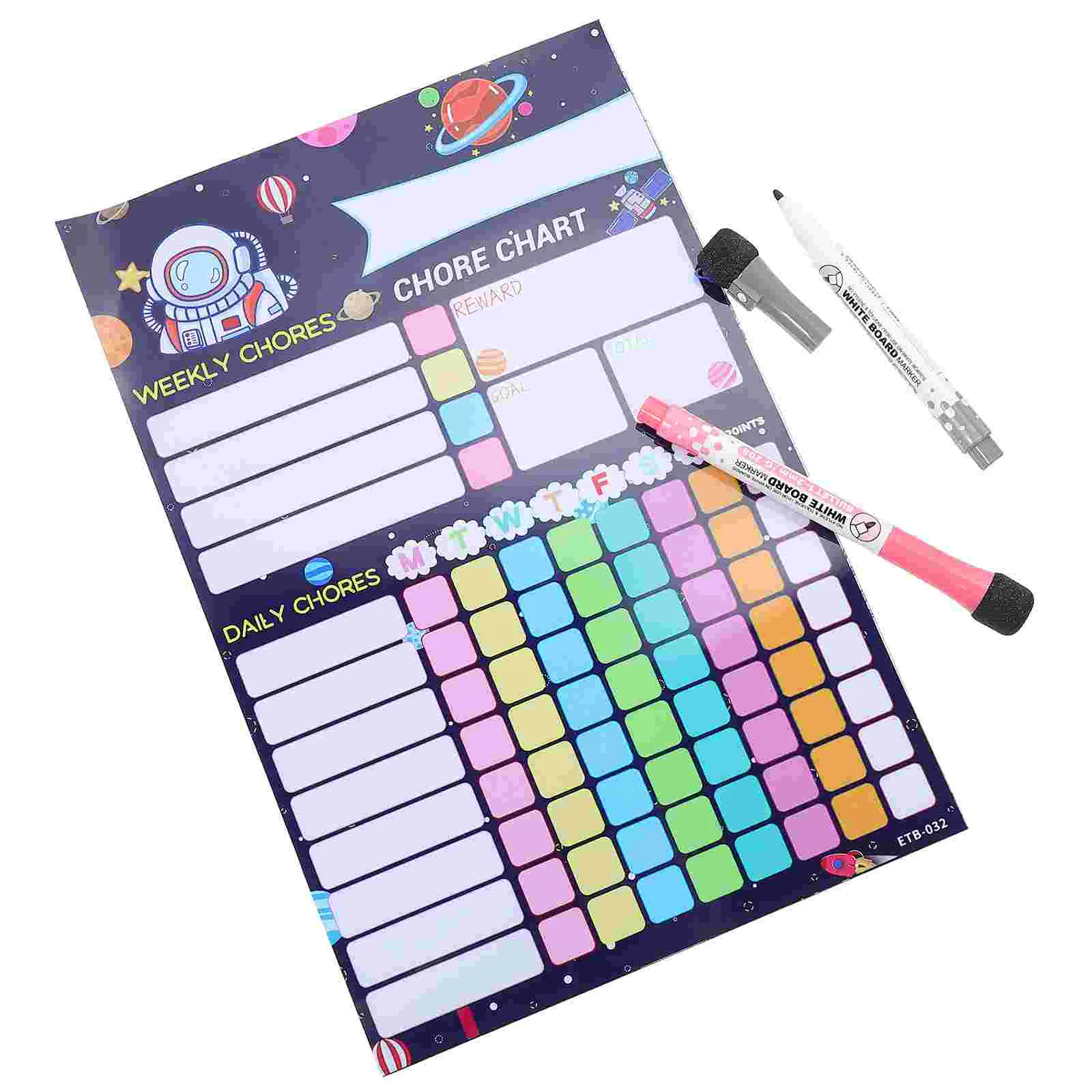 Housework Reward Table Reusable Chart Behavior Kids Supply Magnets Paper Children Accessory Calendar Whiteboard
Housework Reward Table Reusable Chart Behavior Kids Supply Magnets Paper Children Accessory Calendar Whiteboard