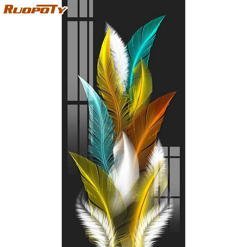 RUOPOTY DIY Paint by Number Flower Picture Colouring HandPainted Painting By Number For Adults Feather On Canvas Unique Gift
RUOPOTY DIY Paint by Number Flower Picture Colouring HandPainted Painting By Number For Adults Feather On Canvas Unique Gift