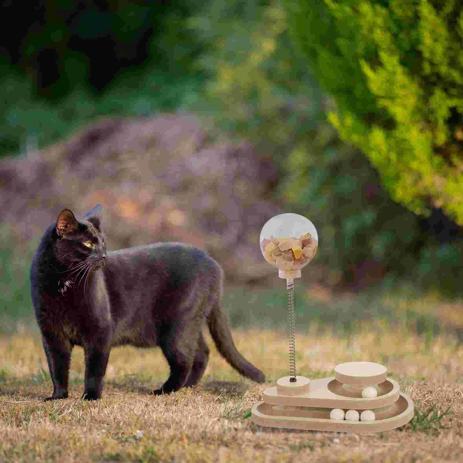 Leaking Ball Toy Swinging Cat Treat Dispenser Spring Toys Cats Wooden Balance Car Pet Feeder
Leaking Ball Toy Swinging Cat Treat Dispenser Spring Toys Cats Wooden Balance Car Pet Feeder