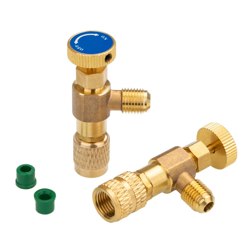 High Quality Refrigeration Charging Air Conditioning Adapter For R410A R22 Liquid Safety Valve Hose R22 Copper Adapter New
High Quality Refrigeration Charging Air Conditioning Adapter For R410A R22 Liquid Safety Valve Hose R22 Copper Adapter New