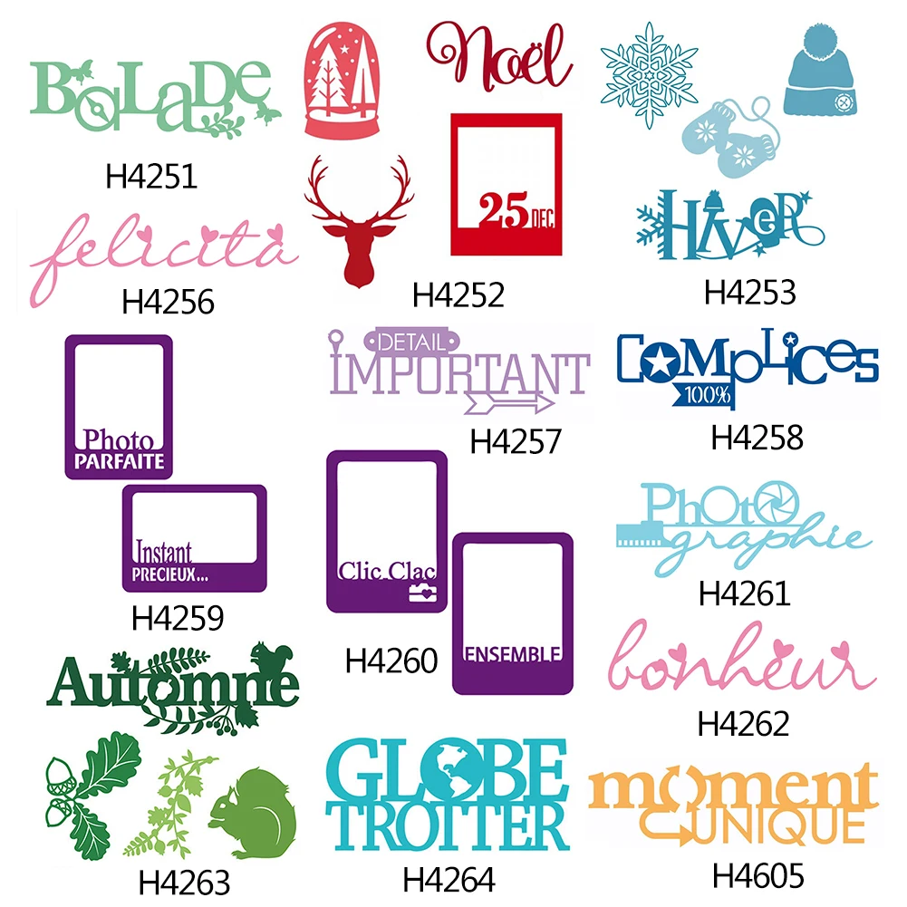 Embossing Card Craft Cutting Dies Stencils Christmas Metal Cutting Dies for DIY Scrapbooking Album Xmas Embossing Stencils
Embossing Card Craft Cutting Dies Stencils Christmas Metal Cutting Dies for DIY Scrapbooking Album Xmas Embossing Stencils