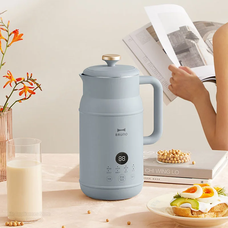 BZK-DJ01 Mini Soymilk Maker 600ML Stainless Steel Food Blender With 500W Heating 23000RPM High Speed Stirring Mixer 12H Timing
BZK-DJ01 Mini Soymilk Maker 600ML Stainless Steel Food Blender With 500W Heating 23000RPM High Speed Stirring Mixer 12H Timing
