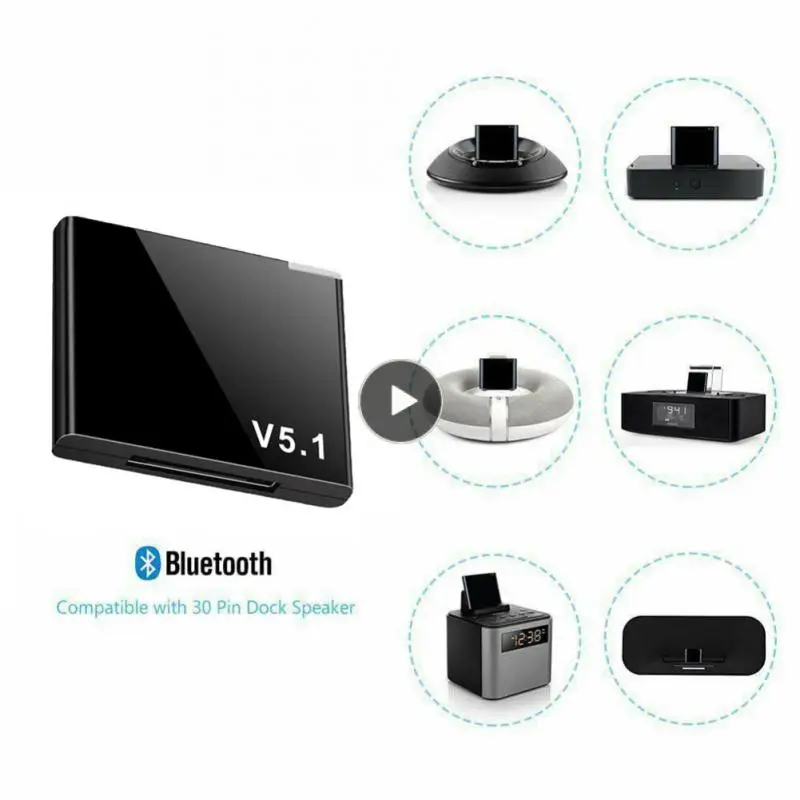 bluetooth-compatible 5.1 Audio Receiver Upgrade Version 30pin Jack Analog Speaker A2dp Music Mini 30 Pin Wireless Adapter
bluetooth-compatible 5.1 Audio Receiver Upgrade Version 30pin Jack Analog Speaker A2dp Music Mini 30 Pin Wireless Adapter