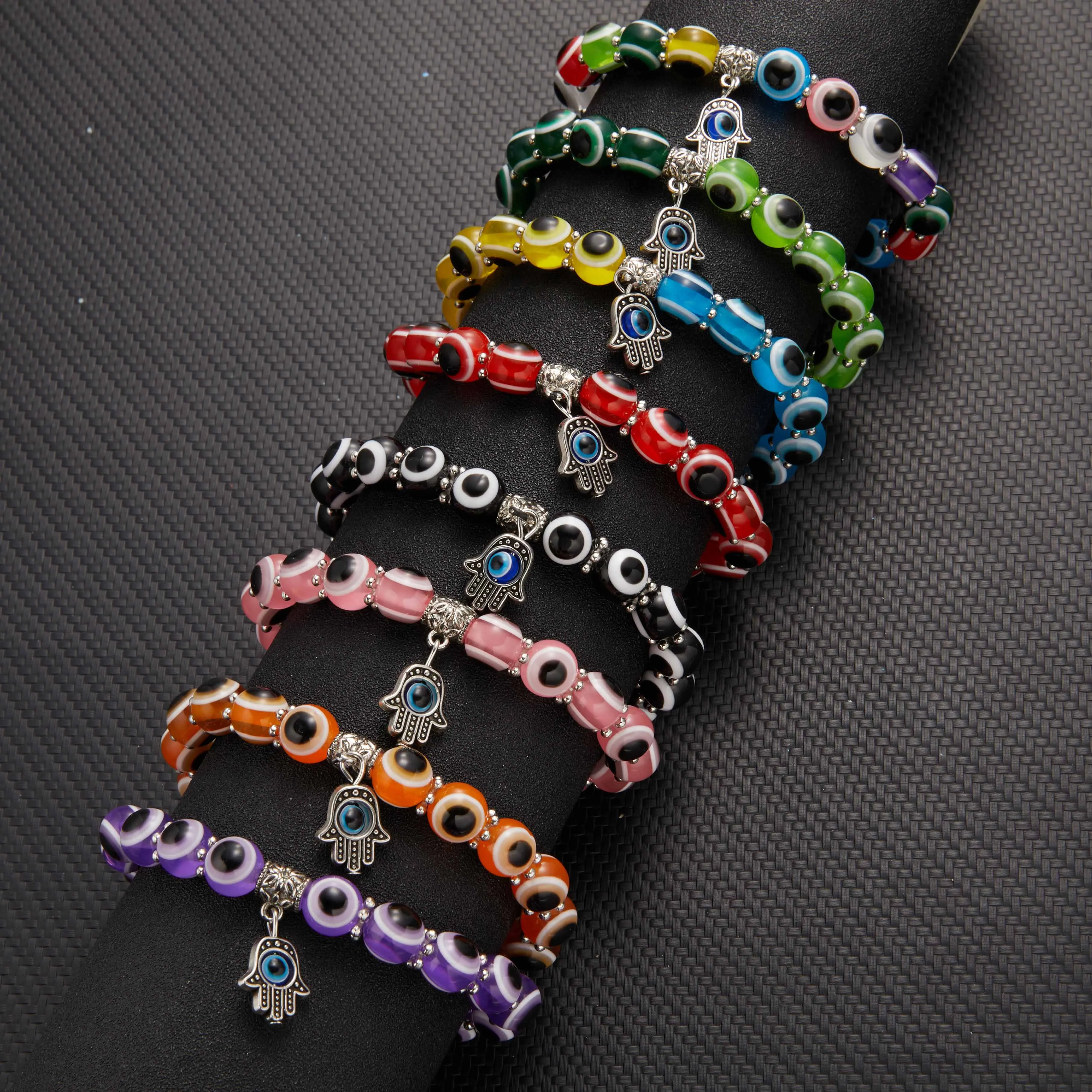 Turkish Lucky Evil Eye Bracelets For Women Men Blue Evil Eye Bead Bracelet Elastic Rope Handmade Charm Jewelry Friendship Gift 
Turkish Lucky Evil Eye Bracelets For Women Men Blue Evil Eye Bead Bracelet Elastic Rope Handmade Charm Jewelry Friendship Gift