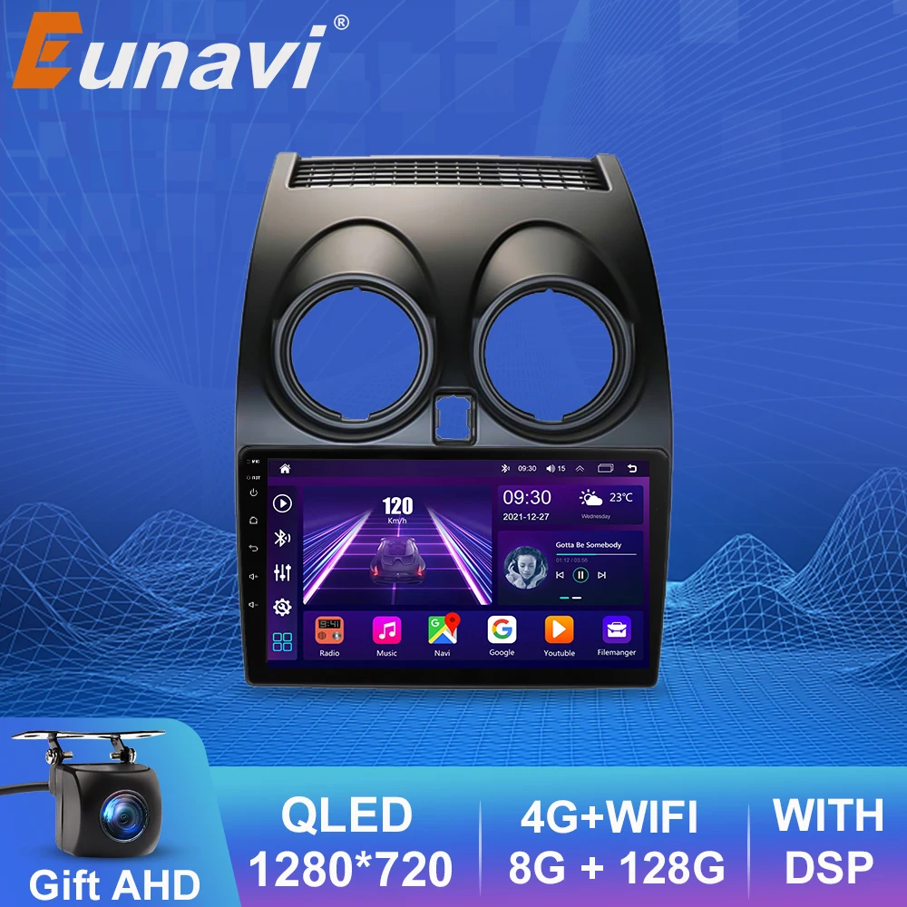 Автомагнитола Eunavi, 4G, 2DIN, Android, GPS, для Nissan Qashqai J10 X, пробная версия 2006-2013, мультимедийный видеоплеер DSP, 2 Din, без DVD
Автомагнитола Eunavi, 4G, 2DIN, Android, GPS, для Nissan Qashqai J10 X, пробная версия 2006-2013, мультимедийный видеоплеер DSP, 2 Din, без DVD