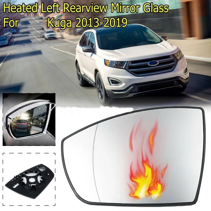 Автомобильное Зеркало с подогревом для слепых зон, стекло, зеркало заднего вида, боковое крыло, зеркало заднего вида для Ford Kuga 2013, 2014, 2015, 2016, ... 
Автомобильное Зеркало с подогревом для слепых зон, стекло, зеркало заднего вида, боковое крыло, зеркало заднего вида для Ford Kuga 2013, 2014, 2015, 2016, ...