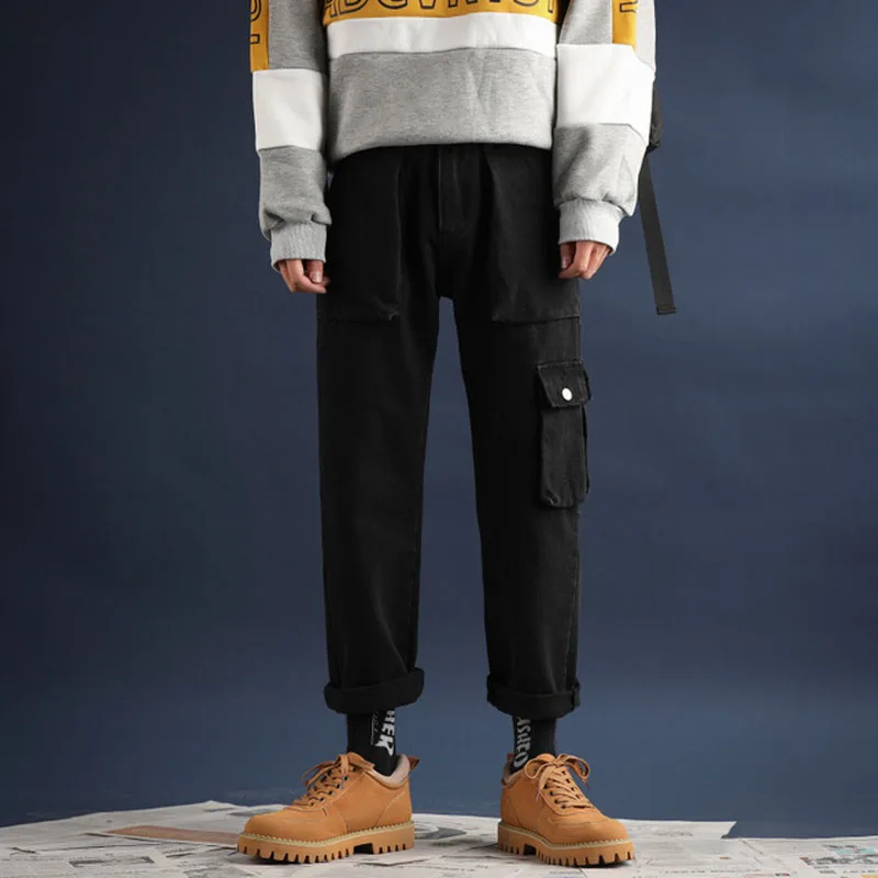New 2022 Denim Men's Loose Wide-leg Straight Dark Blue Jeans Fashion Personality Youth Teenagers Harem Pants
New 2022 Denim Men's Loose Wide-leg Straight Dark Blue Jeans Fashion Personality Youth Teenagers Harem Pants
