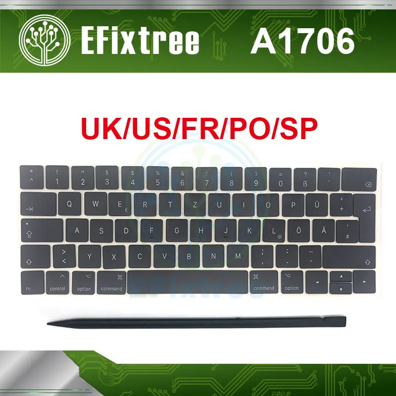 Laptop Replacement Spanish US Uk German Russian A1706 A1707 Keyboard Keys Keycaps Keycap For Macbook Pro Retina 13" 15''
Laptop Replacement Spanish US Uk German Russian A1706 A1707 Keyboard Keys Keycaps Keycap For Macbook Pro Retina 13" 15''