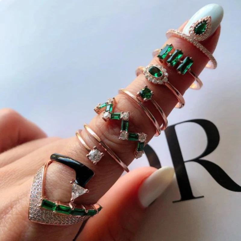 UILZ 2022 New Arrival Trendy Crystal Geometric Green Zirconia Open Rings for Women Elegant Fashion Luxury Married Jewelry UR2003
UILZ 2022 New Arrival Trendy Crystal Geometric Green Zirconia Open Rings for Women Elegant Fashion Luxury Married Jewelry UR2003