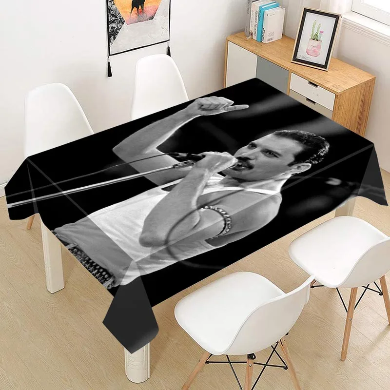 Freddie Mercury Tablecloth Oxford Fabric Square/Rectangular Dust-proof Table Cover For Party Home Decor TV Covers
Freddie Mercury Tablecloth Oxford Fabric Square/Rectangular Dust-proof Table Cover For Party Home Decor TV Covers