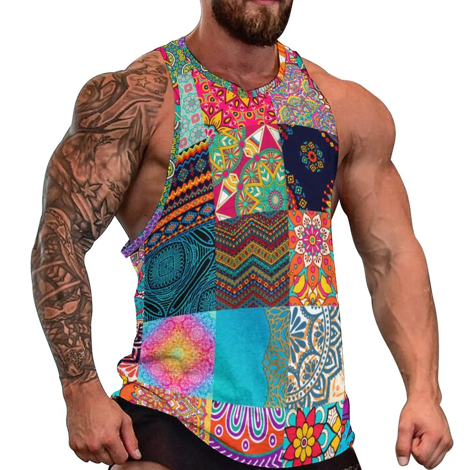 Майка мужская с принтом в африканском стиле, цветные модные топы в стиле пэчворк, жилеты без рукавов с графическим принтом для спортзала, 3XL, ...
Майка мужская с принтом в африканском стиле, цветные модные топы в стиле пэчворк, жилеты без рукавов с графическим принтом для спортзала, 3XL, ...