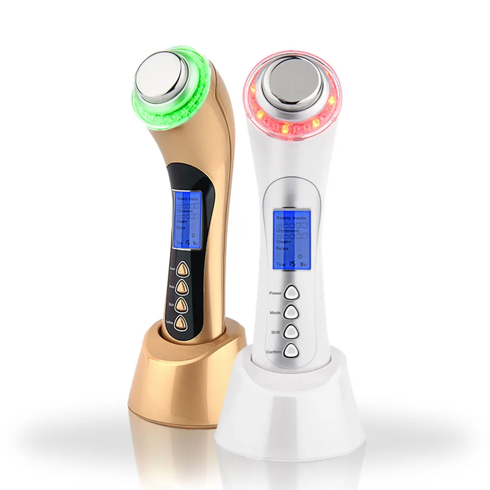 Dropshipping Beauty Product Electric Ultrasonic Face Massager Silicone White Gold Galvanic Facial Beauty Equipment
Dropshipping Beauty Product Electric Ultrasonic Face Massager Silicone White Gold Galvanic Facial Beauty Equipment
