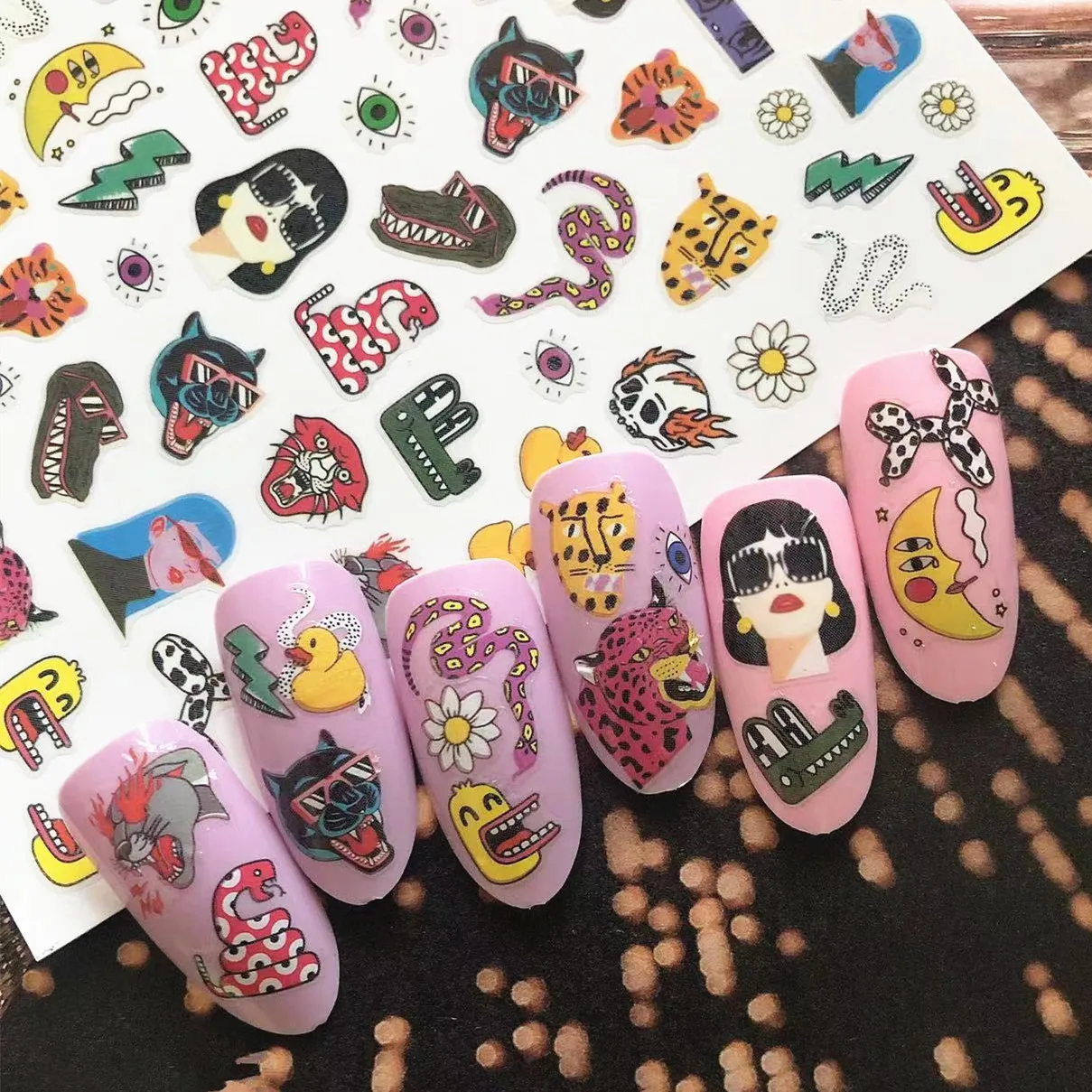 TSC Series TSC-95-97-90 3d Nail Art Stickers Decal Cheetsan Slider template diy nail tool decorations
TSC Series TSC-95-97-90 3d Nail Art Stickers Decal Cheetsan Slider template diy nail tool decorations