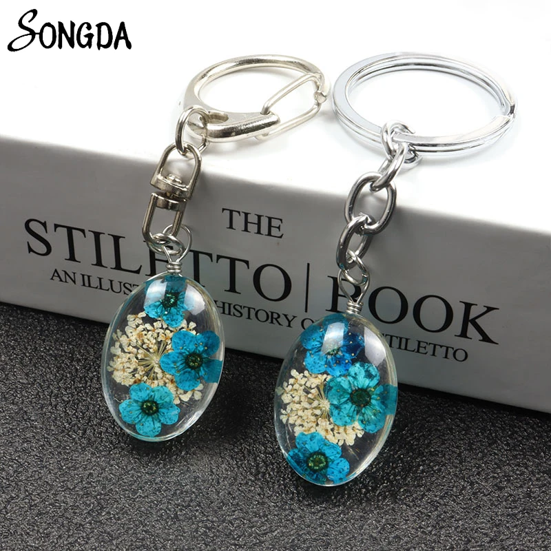 Handmade Natural Dried Flowers Key Chains Holder Big Eternal Flower Pendant Keychains Keyring for Bag Key Glass Creative Jewelry
Handmade Natural Dried Flowers Key Chains Holder Big Eternal Flower Pendant Keychains Keyring for Bag Key Glass Creative Jewelry