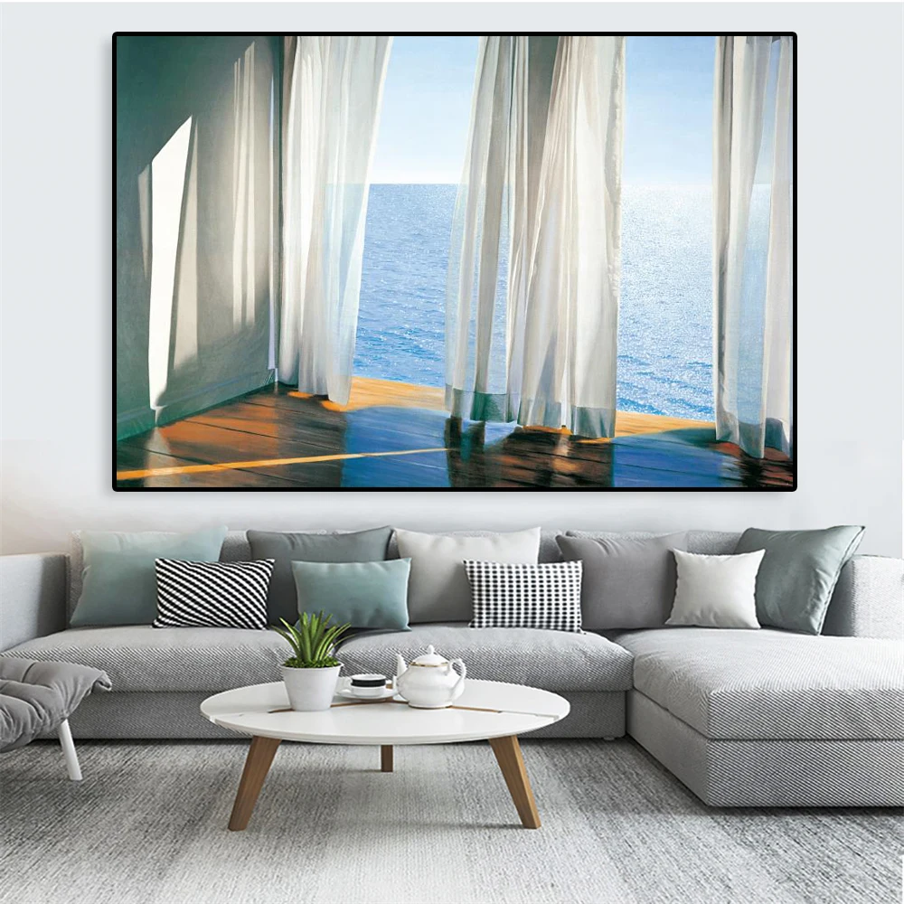 Modern Sea Landscape Canvas Painting Nature Wall Art Picture Nordic Wall Posters and Prints for Living Bedroom Home Decoration
Modern Sea Landscape Canvas Painting Nature Wall Art Picture Nordic Wall Posters and Prints for Living Bedroom Home Decoration