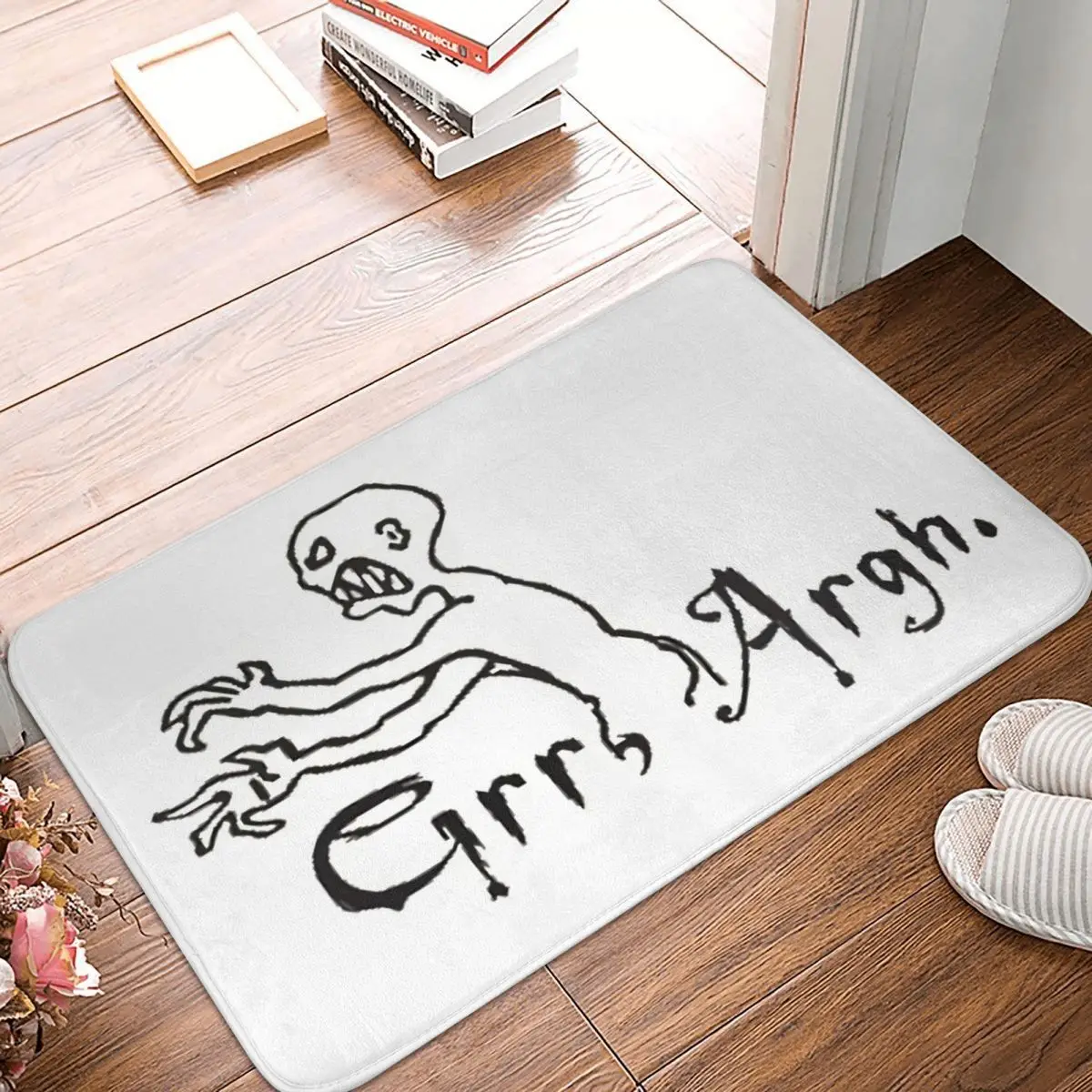 Kitchen Non-Slip Carpet Grrr Argh Living Room Mat Welcome Doormat Floor Decoration Rug
Kitchen Non-Slip Carpet Grrr Argh Living Room Mat Welcome Doormat Floor Decoration Rug