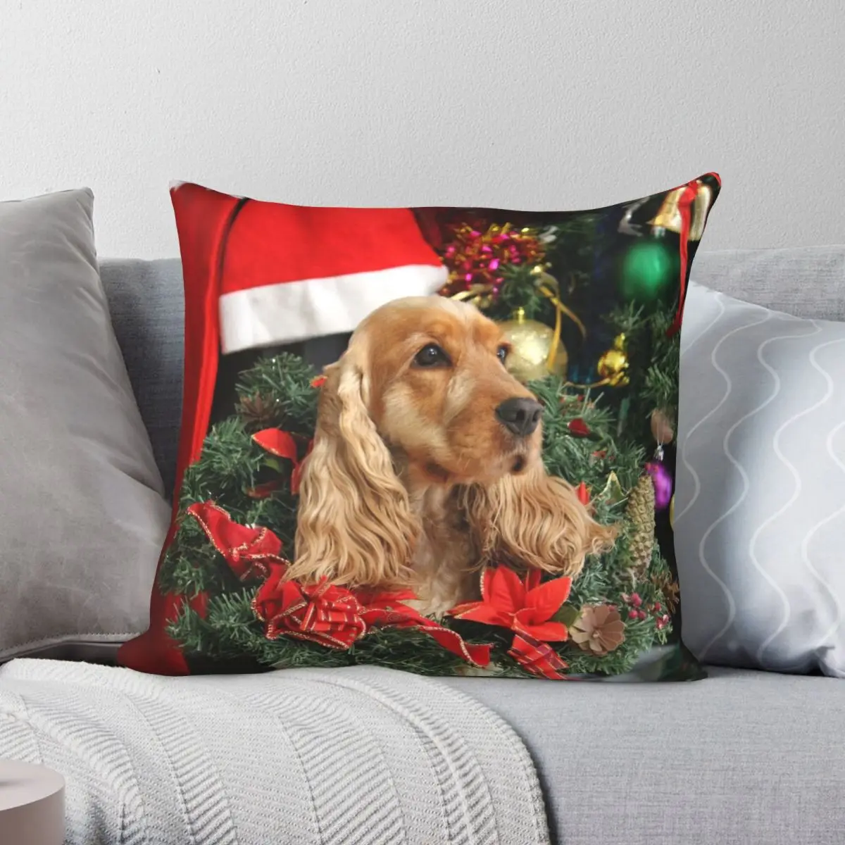 Рождественский квадратный чехол для подушки Merry Cocker, полиэстеровый льняной бархатный чехол с узором на молнии, декоративный чехол для диванной подушки
Рождественский квадратный чехол для подушки Merry Cocker, полиэстеровый льняной бархатный чехол с узором на молнии, декоративный чехол для диванной подушки