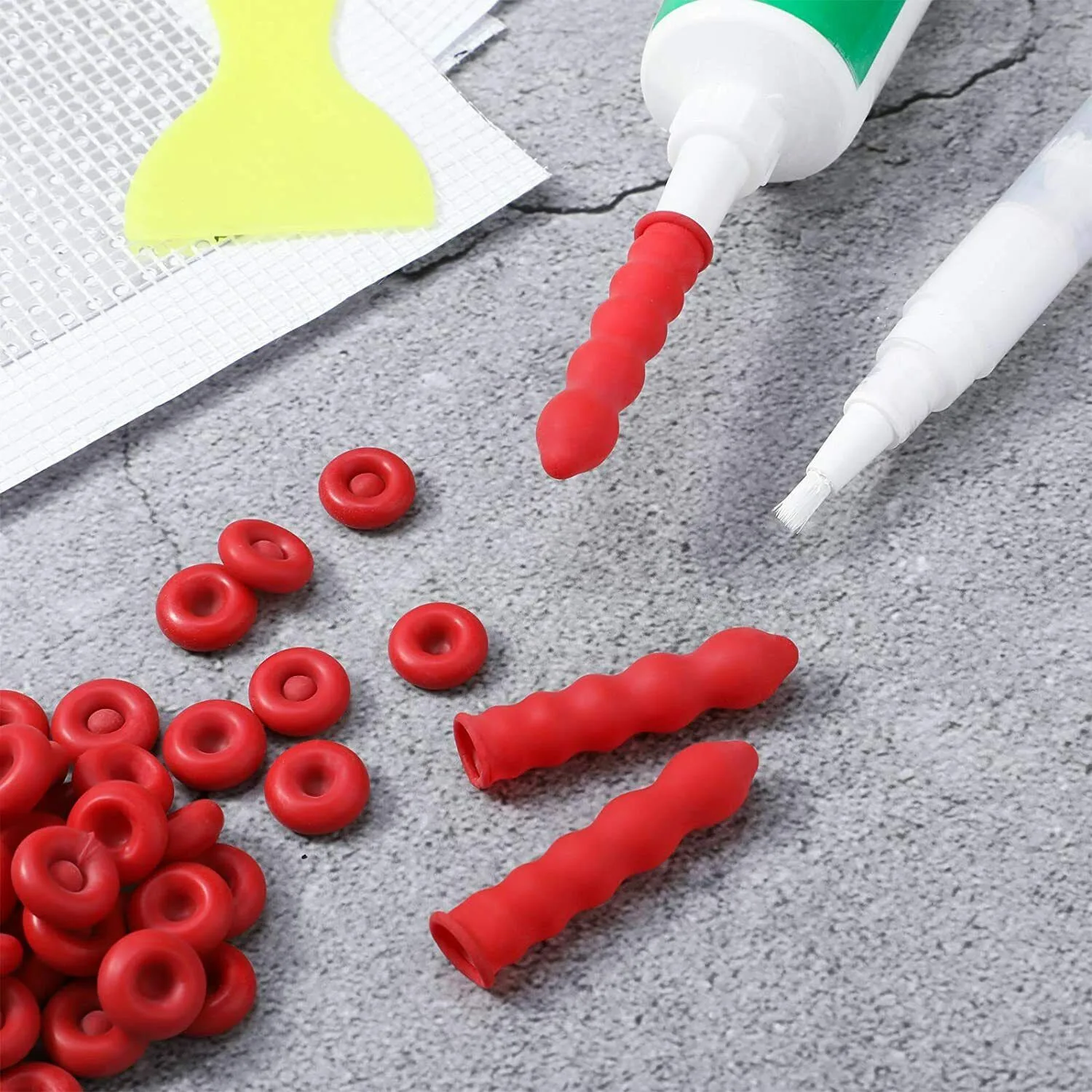 Red Caulking Cap Reusable Saver Versatility 20 Pcs Caulk Multiple Purposes Open Caulking Preserving Sealer Tool
Red Caulking Cap Reusable Saver Versatility 20 Pcs Caulk Multiple Purposes Open Caulking Preserving Sealer Tool