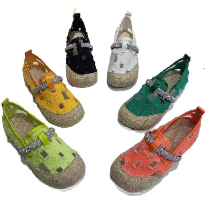 Mesh Breathable Ripped Hole Raw Edge Beggar Shoes Slip-on Loafers White Shoes New Fashion Hollow All-match Platform Canvas Shoes
Mesh Breathable Ripped Hole Raw Edge Beggar Shoes Slip-on Loafers White Shoes New Fashion Hollow All-match Platform Canvas Shoes