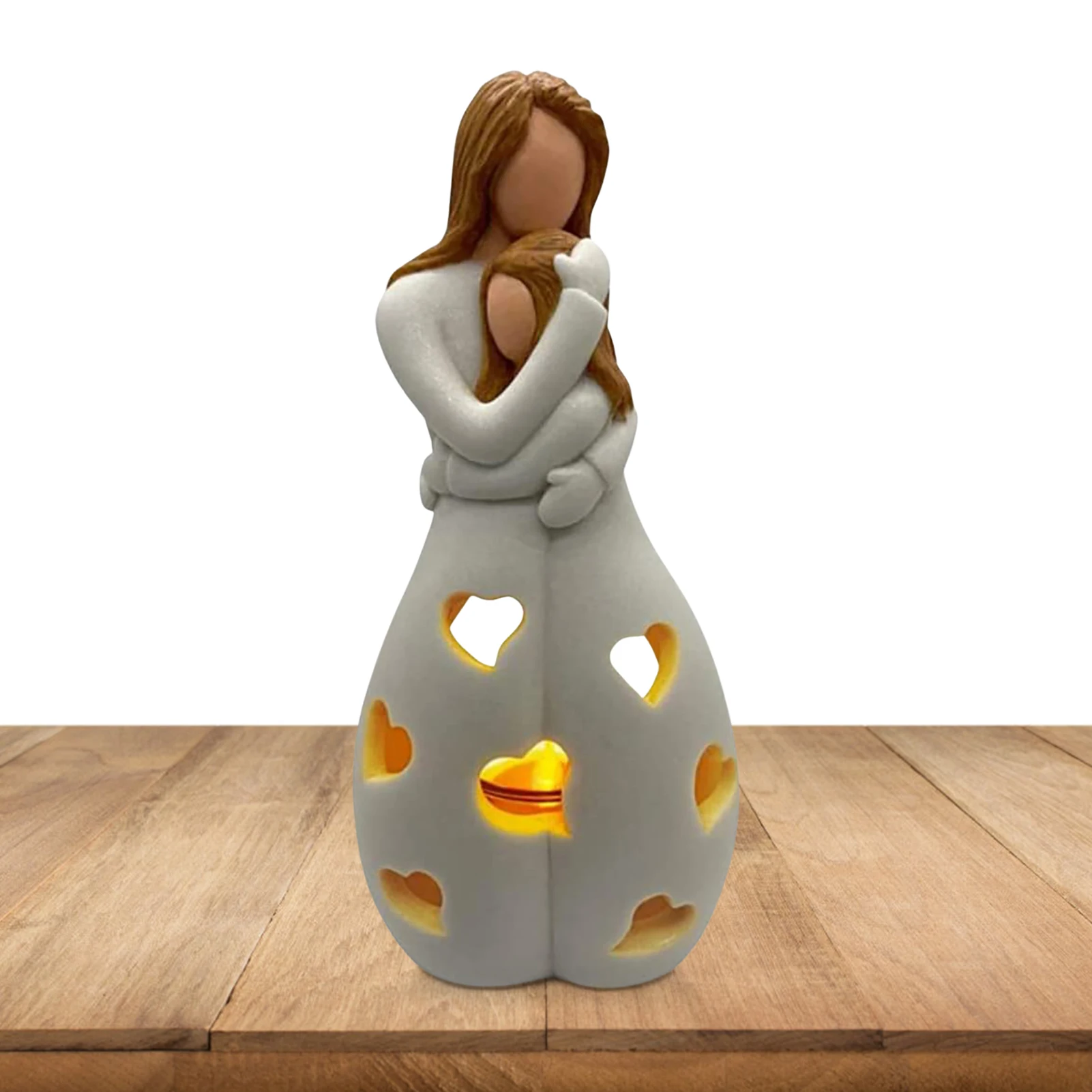Mother's Day Gift Resin Candle Holder Statue Mother Hug Daughter Desktop Ornament Carving Crafts Figure Souvenir Sweet Cute Gift
Mother's Day Gift Resin Candle Holder Statue Mother Hug Daughter Desktop Ornament Carving Crafts Figure Souvenir Sweet Cute Gift