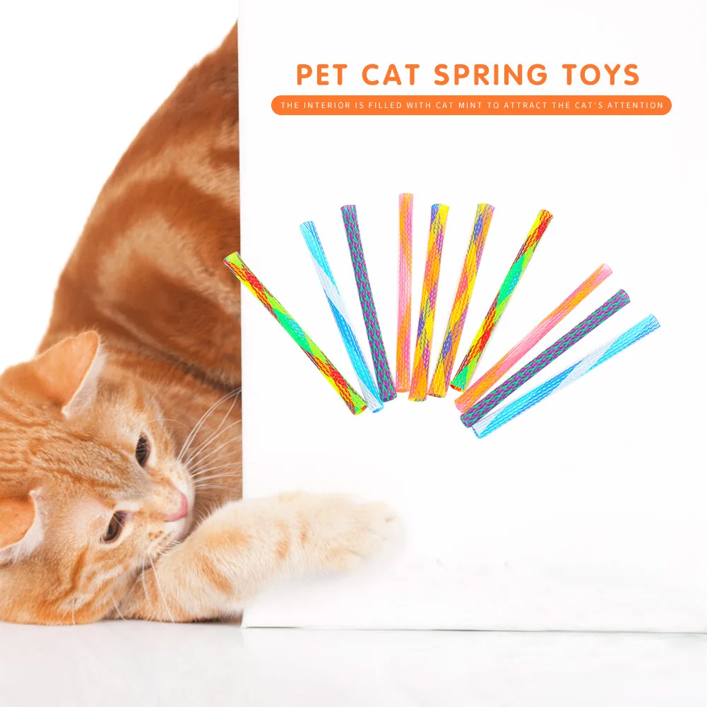 Cat Teaser Spring Flexible Interactive 13cm Pet Bouncing Toys Kitten Supplies for Household Animals Cats Entertainment 
Cat Teaser Spring Flexible Interactive 13cm Pet Bouncing Toys Kitten Supplies for Household Animals Cats Entertainment