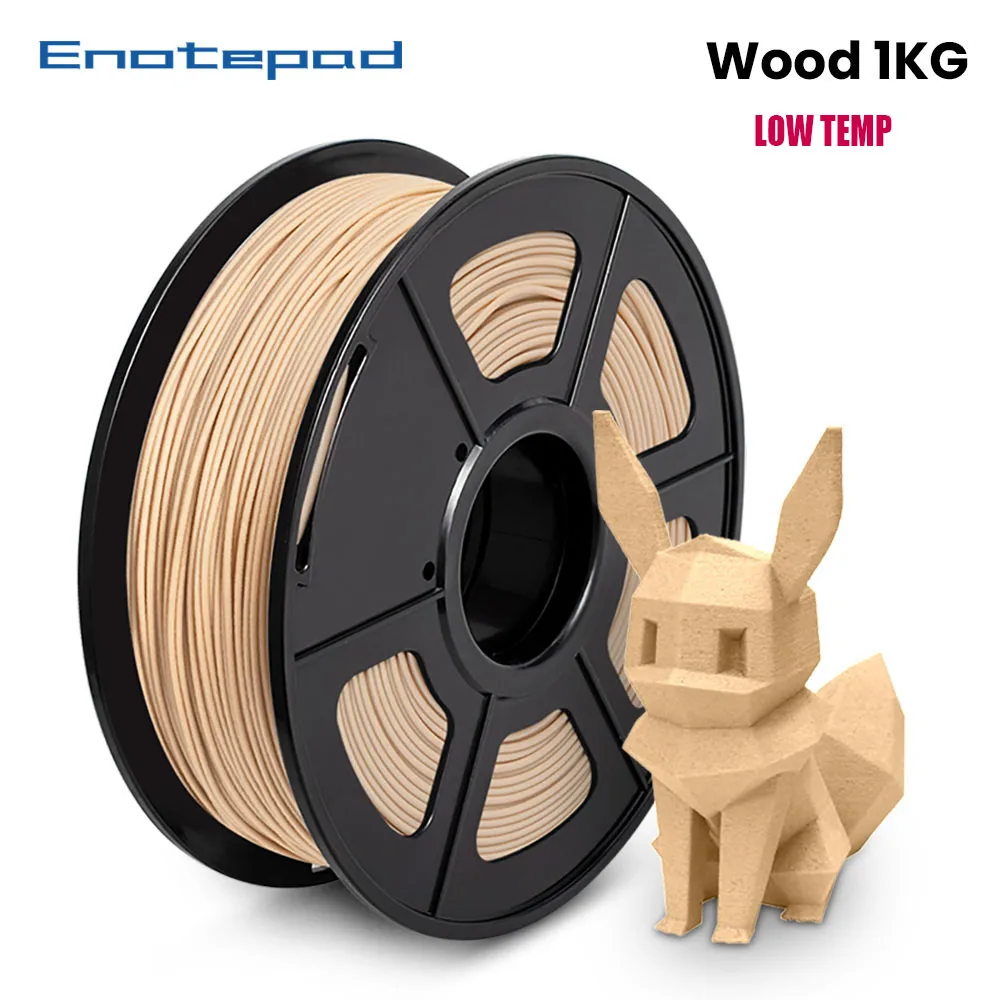 Филамент для 3D-принтера Enotepad, деревянная нить 1,75 мм, 1 кг, точность измерения катушки +/-0,02 мм, филамент для 3d-печати с приятным запахом
Филамент для 3D-принтера Enotepad, деревянная нить 1,75 мм, 1 кг, точность измерения катушки +/-0,02 мм, филамент для 3d-печати с приятным запахом