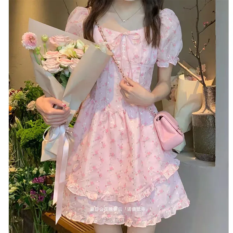2022 японские милые платья в стиле "Лолита", элегантное Летнее цветочное мини-платье для вечеринки, женское Повседневное платье принцессы с кр...
2022 японские милые платья в стиле "Лолита", элегантное Летнее цветочное мини-платье для вечеринки, женское Повседневное платье принцессы с кр...