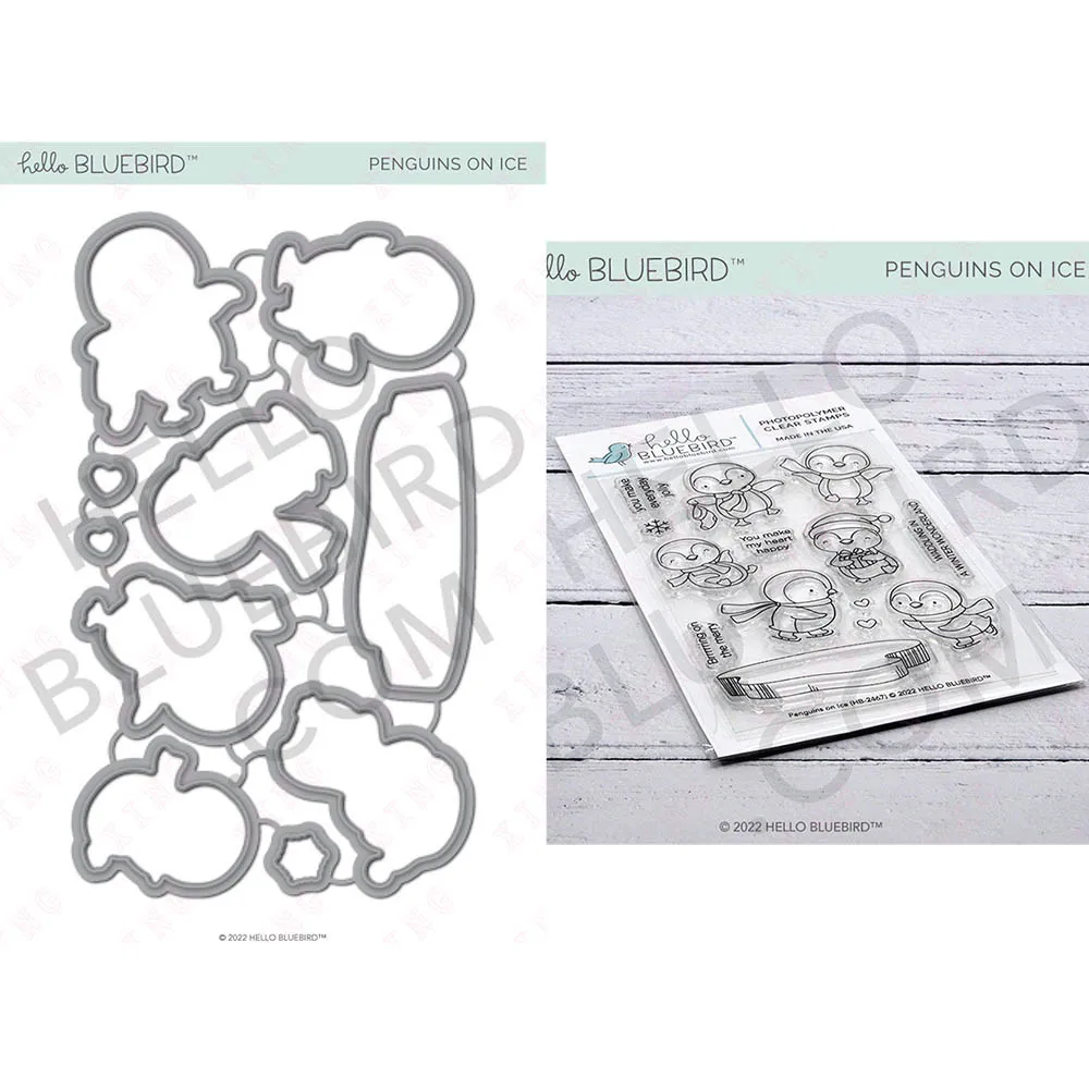 2022 Christmas Diy Scrapbook Album Craft Decoration Embossed Template Arrival Metal Cutting Dies Stamps Set Penguins on Ice Mold
2022 Christmas Diy Scrapbook Album Craft Decoration Embossed Template Arrival Metal Cutting Dies Stamps Set Penguins on Ice Mold
