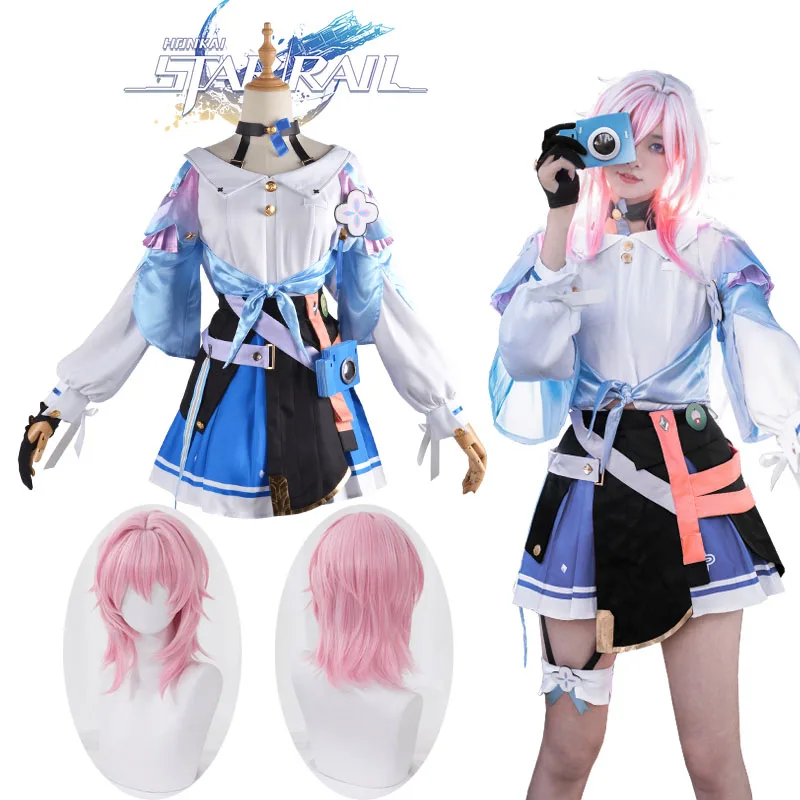Honkai: Star Rail March 7th Cosplay Costumes Uniform Clothes Dress Skirt Wig Suit Halloween Party March 7th Costume for Women
Honkai: Star Rail March 7th Cosplay Costumes Uniform Clothes Dress Skirt Wig Suit Halloween Party March 7th Costume for Women