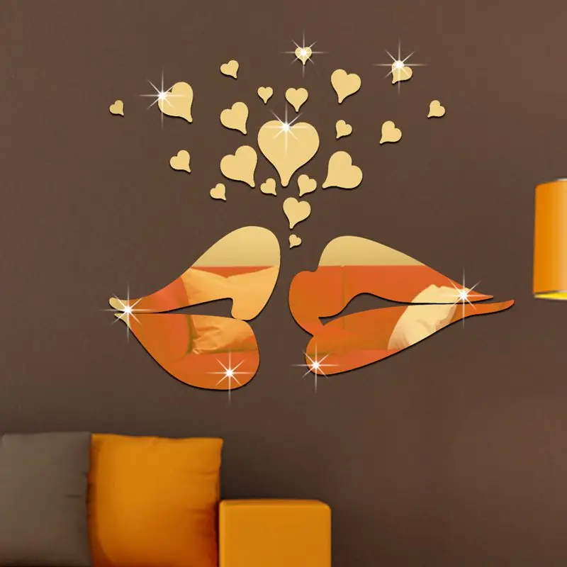 Lip Wall Mirror Stickers Bedroom Decoration Noel 2022 House Decoration Living Room Door Wall Deco Mirror Stickers 3D for Lovers
Lip Wall Mirror Stickers Bedroom Decoration Noel 2022 House Decoration Living Room Door Wall Deco Mirror Stickers 3D for Lovers