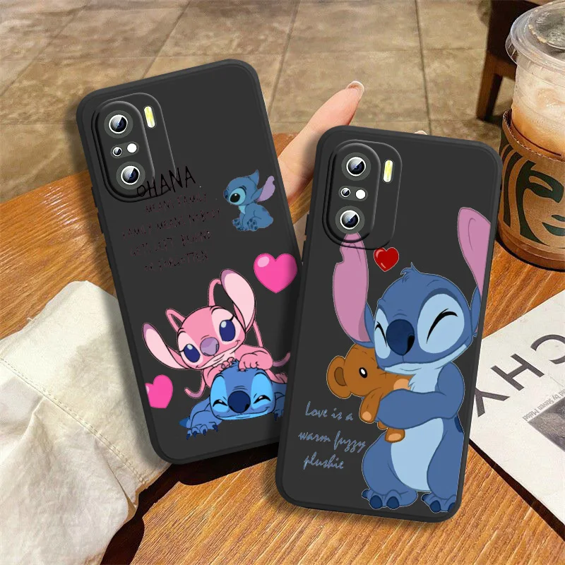 

Adorable Disney Stitch Phone Case For Xiaomi Redmi 7(Y3) 7A 8 8A 9 9A 9AT 9C 10X 10 10C 5A 6A S2(Y2) K20 K30 K40 K50 Black Soft