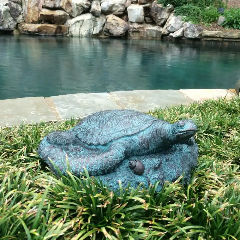 in. Sea Turtle 3/D Coastal Stepping Stone Nautical Beach Garden Statue Bronze Patina Finish
in. Sea Turtle 3/D Coastal Stepping Stone Nautical Beach Garden Statue Bronze Patina Finish