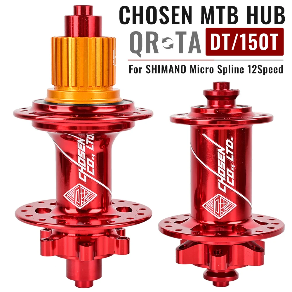 Bicycle Hub CHOSEN 150T Click DT Full-Pawls Micro-Spline 12-speed Mountain Bike Hub 32 Hole Quick Release Thru BOOST Noisy Sound
Bicycle Hub CHOSEN 150T Click DT Full-Pawls Micro-Spline 12-speed Mountain Bike Hub 32 Hole Quick Release Thru BOOST Noisy Sound
