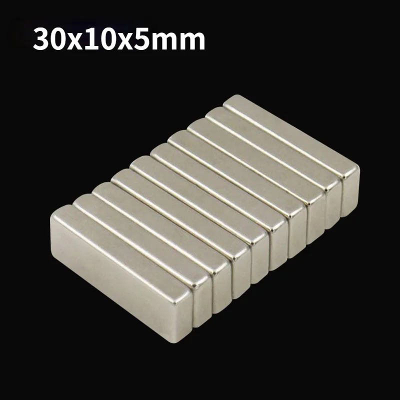 Strong Neodymium Magnet 30x10x5mm Block Magnet 5/10/30/50pcs Permanent Rare Earth Magnets Super Power Neodymium Magnet Bar
Strong Neodymium Magnet 30x10x5mm Block Magnet 5/10/30/50pcs Permanent Rare Earth Magnets Super Power Neodymium Magnet Bar