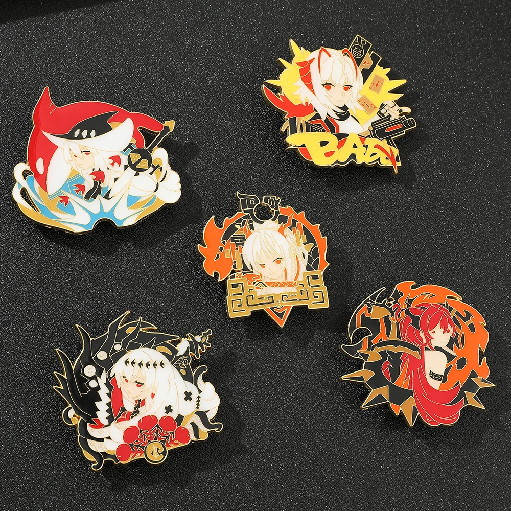 New Anime Arknights Amiya EXUSIAI Pramanix SilverAsh Cartoon Character Badge Pins Cosplay Collection Gifts for Kids Backpack
New Anime Arknights Amiya EXUSIAI Pramanix SilverAsh Cartoon Character Badge Pins Cosplay Collection Gifts for Kids Backpack