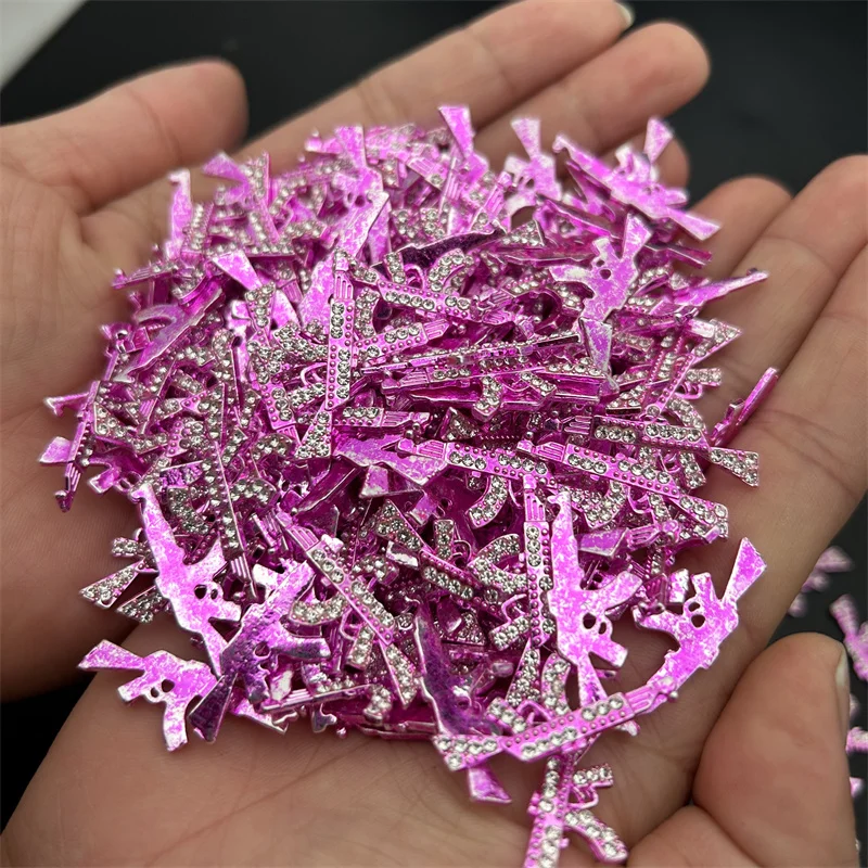 10pcs Glitter Pink Gun Nail Art Charms Alloy Zircon Rhinestones Decorations DIY Luxury Punk Accessories Manicure Press on Nails
10pcs Glitter Pink Gun Nail Art Charms Alloy Zircon Rhinestones Decorations DIY Luxury Punk Accessories Manicure Press on Nails