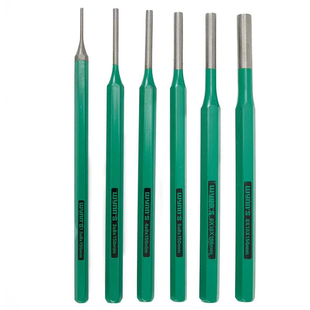 Electroplating Punch Set Green Anti-rust Chrome Vanadium Steel Heavy Duty Multiple Roll Pin Tool 1.5mm 3mm 4mm
Electroplating Punch Set Green Anti-rust Chrome Vanadium Steel Heavy Duty Multiple Roll Pin Tool 1.5mm 3mm 4mm