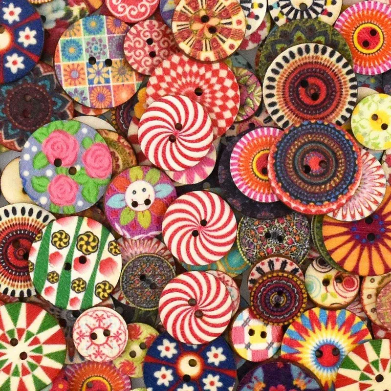 600Pcs Mixed Round Wooden Colorful Buttons Crafting Buttons With 2 Holes For Arts Knitting Sewing DIY Decoration
600Pcs Mixed Round Wooden Colorful Buttons Crafting Buttons With 2 Holes For Arts Knitting Sewing DIY Decoration