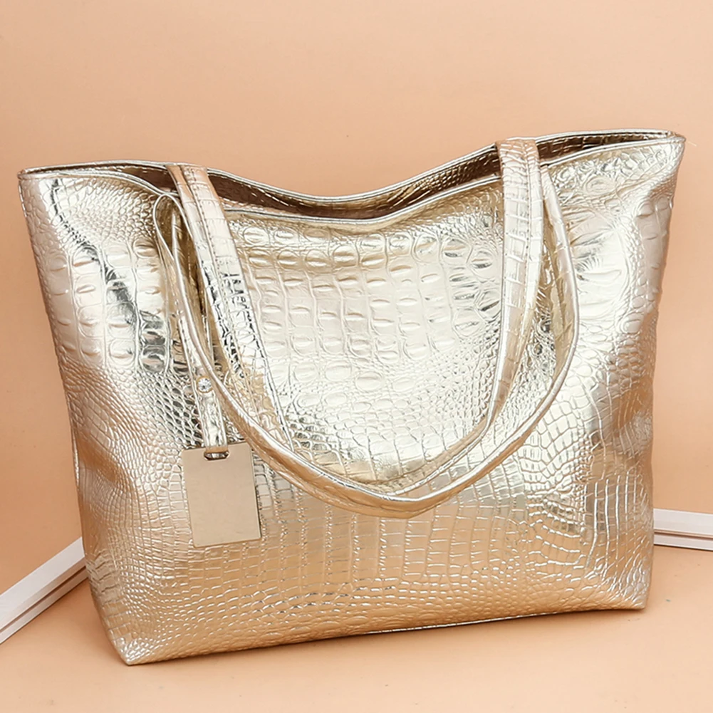 Retro Ladies Shoulder Tote Bag Alligator Pattern Casual PU Leather Female Handbags for Daily Shopping Traveling
Retro Ladies Shoulder Tote Bag Alligator Pattern Casual PU Leather Female Handbags for Daily Shopping Traveling