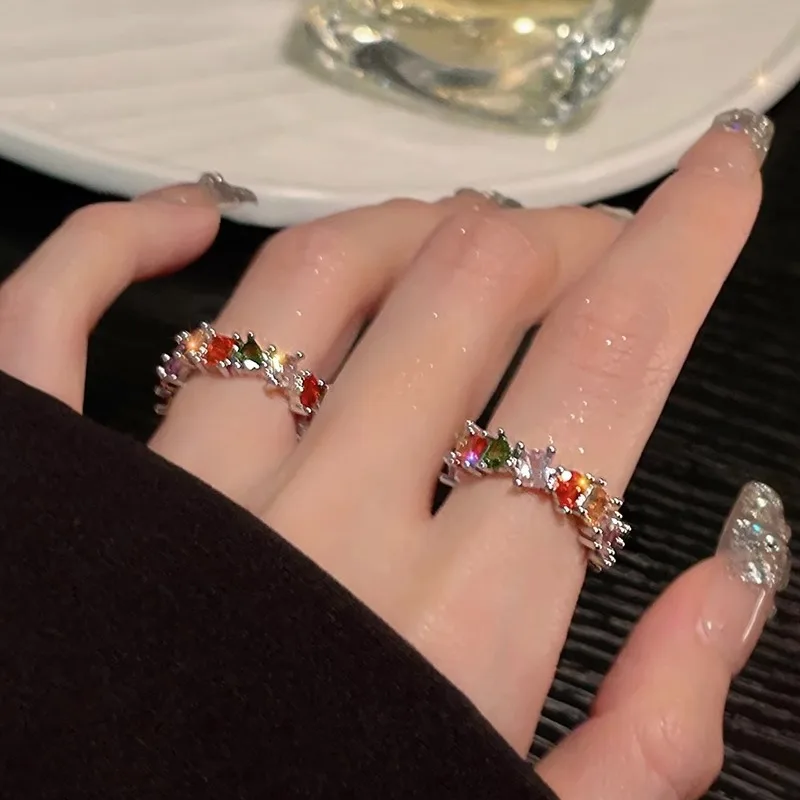 Irregular Zircon Rings For Women Stainless Steel Silver Color Open Ring Korean Fashion 2023 New Exquisite Jewelry Accessories
Irregular Zircon Rings For Women Stainless Steel Silver Color Open Ring Korean Fashion 2023 New Exquisite Jewelry Accessories