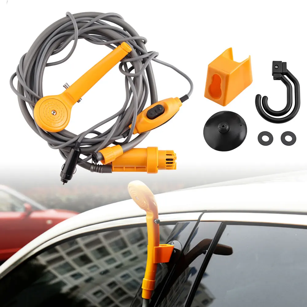 12V Camping Shower Car Shower High Pressure Power Washer Electric Pump For Outdoor Camping Travel Pet Portable Car Washer Shower
12V Camping Shower Car Shower High Pressure Power Washer Electric Pump For Outdoor Camping Travel Pet Portable Car Washer Shower