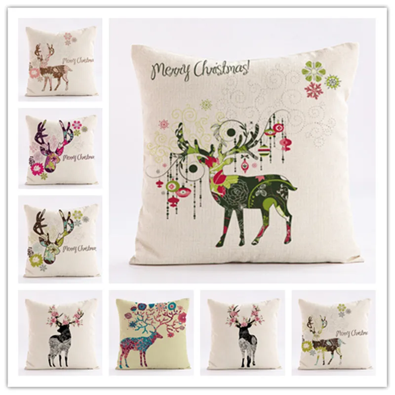 45x45cm Simple Watercolor Elk Throwing Pillow Cover Linen Print Christmas Cushion Car Sofa Backrest office chair cute pillow
45x45cm Simple Watercolor Elk Throwing Pillow Cover Linen Print Christmas Cushion Car Sofa Backrest office chair cute pillow